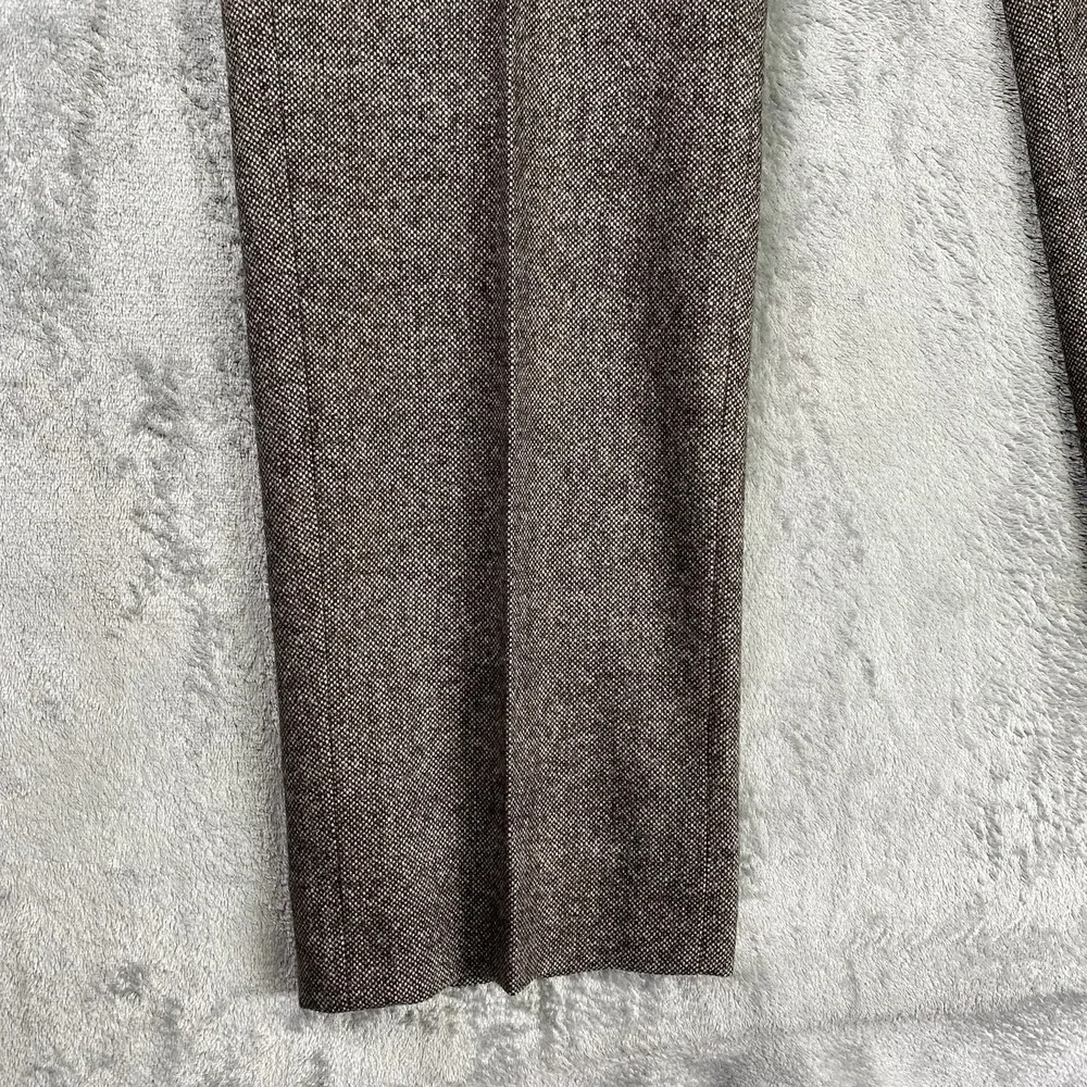 Banana Republic Vintage Straight Fit Pants Mens Size 34x30 Brown Wool Blend Prep